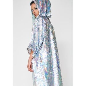 Club Exx Fly Fairy Sequin Duster